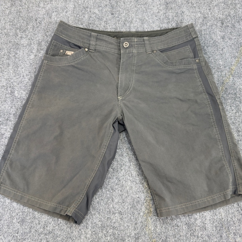 KUHL Renegade Cargo Hiking Shorts Charcoal Grey Size 36